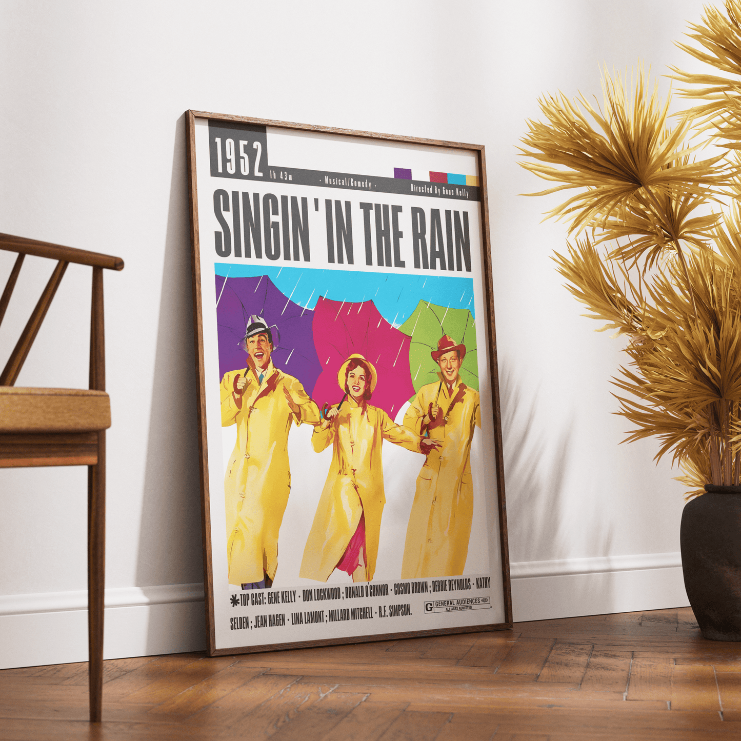 Singin in the Rain 1952 Film Posters - 98typesModern Minimal Movies