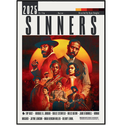 Sinners (2025) Posters - 98typesModern Minimal Movies