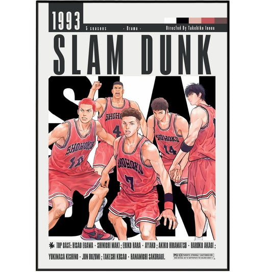Slam Dunk Film Posters - 98typesModern Minimal Movies