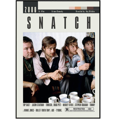 Snatch Poster | Guy Ritchie Movies - 98typesModern Minimal Movies