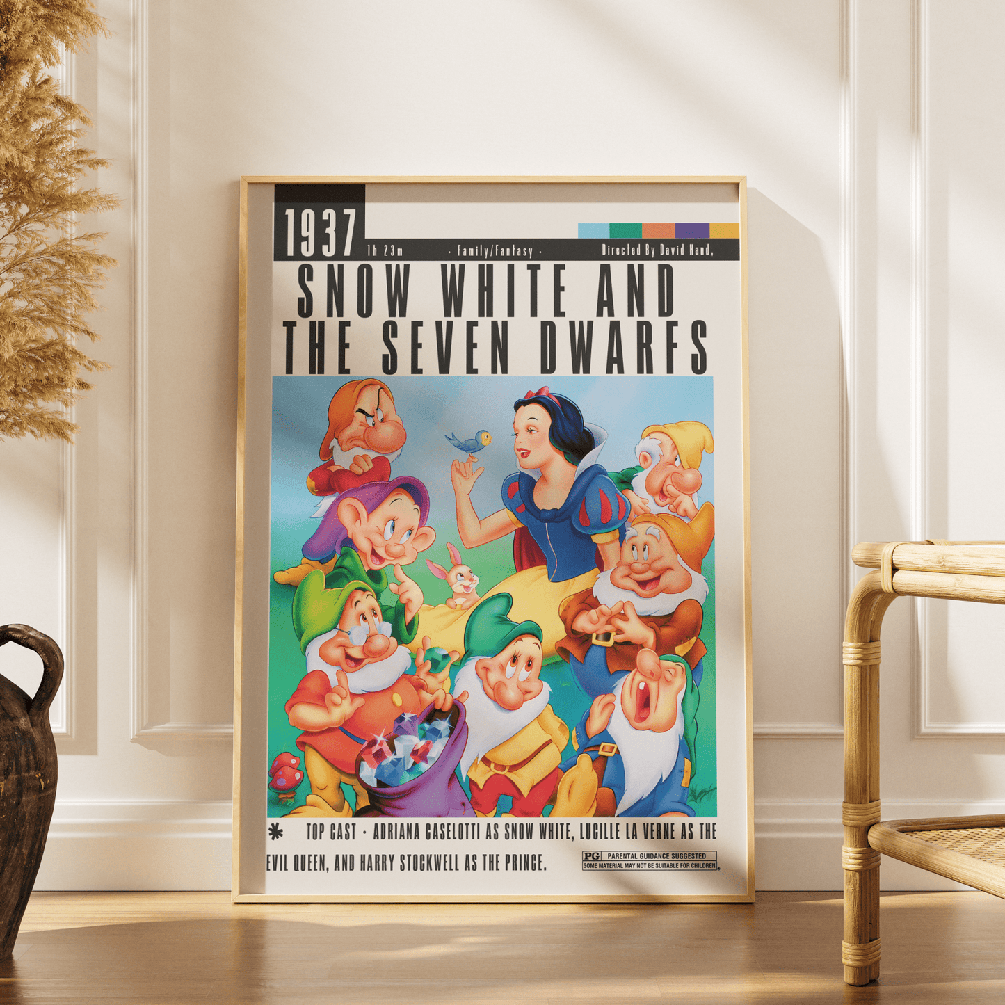 Snow White and the Seven Dwarfs (1937) Posters - 98typesModern Minimal Movies