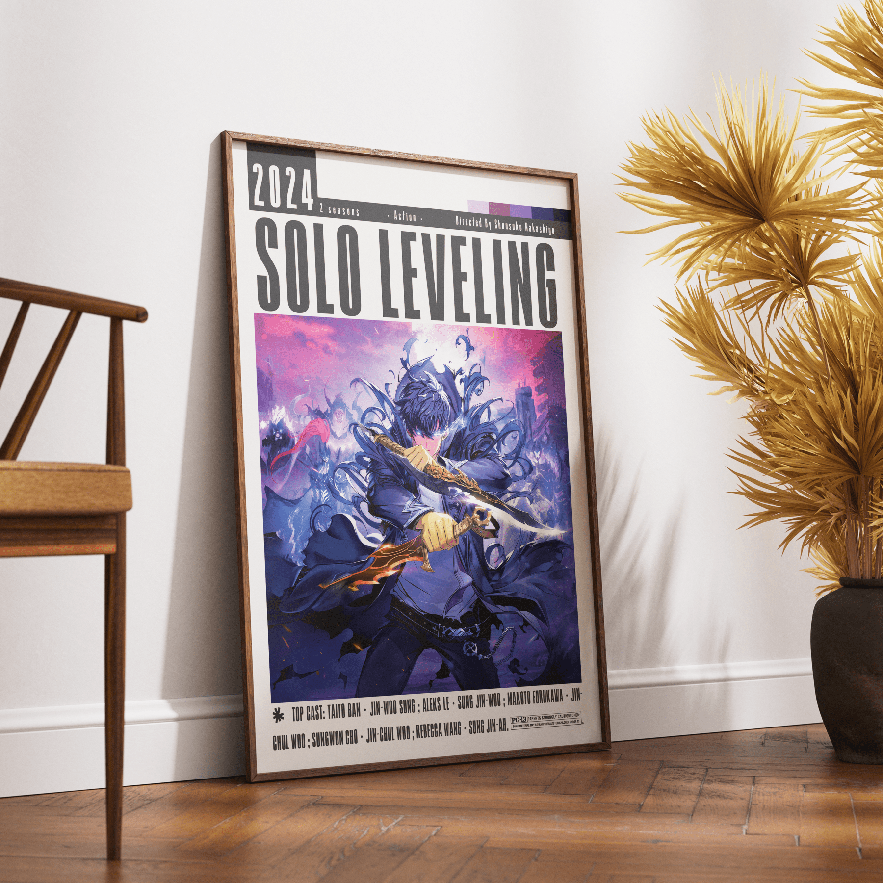 Solo Leveling Film Poster - 98typesModern Minimal Movies