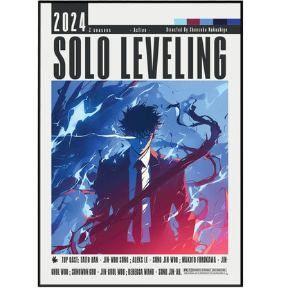 Solo Leveling Film Posters - 98typesModern Minimal Movies