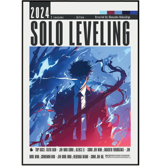 Solo Leveling Film Posters - 98typesModern Minimal Movies