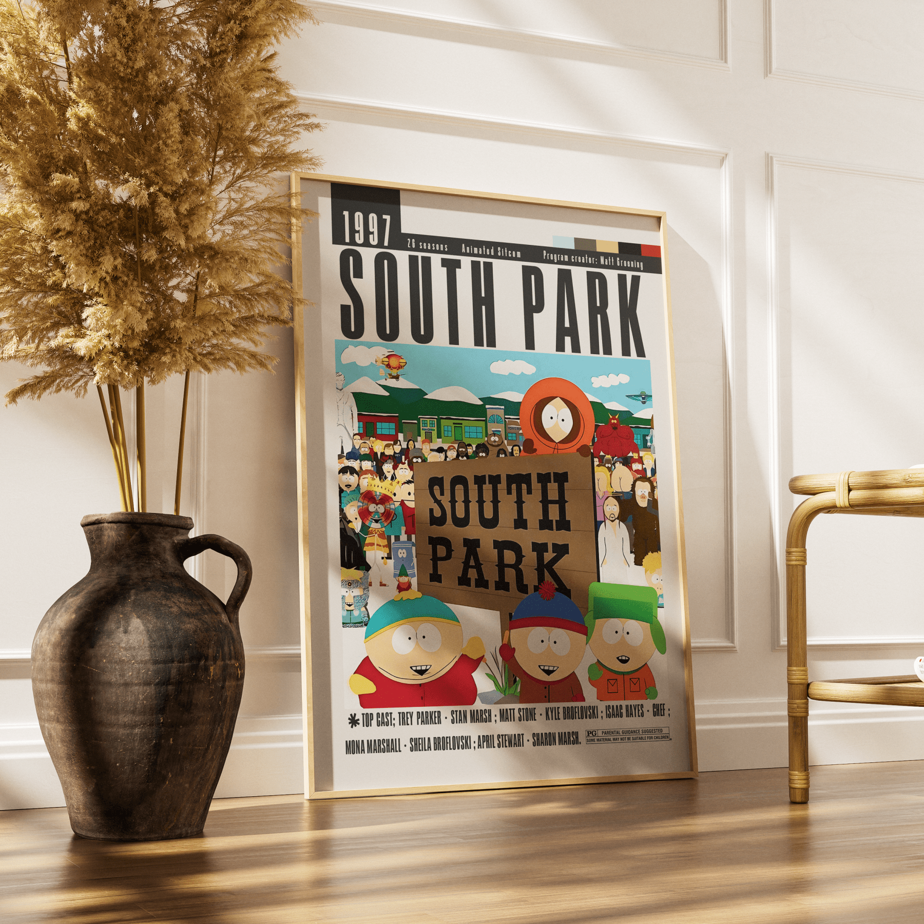 South Park Tv Serie Posters - 98typesModern Minimal Movies