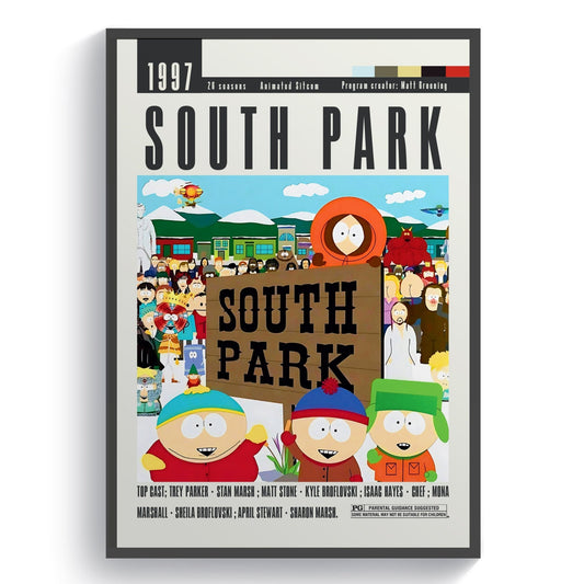 South Park Tv Serie Posters - 98typesModern Minimal Movies