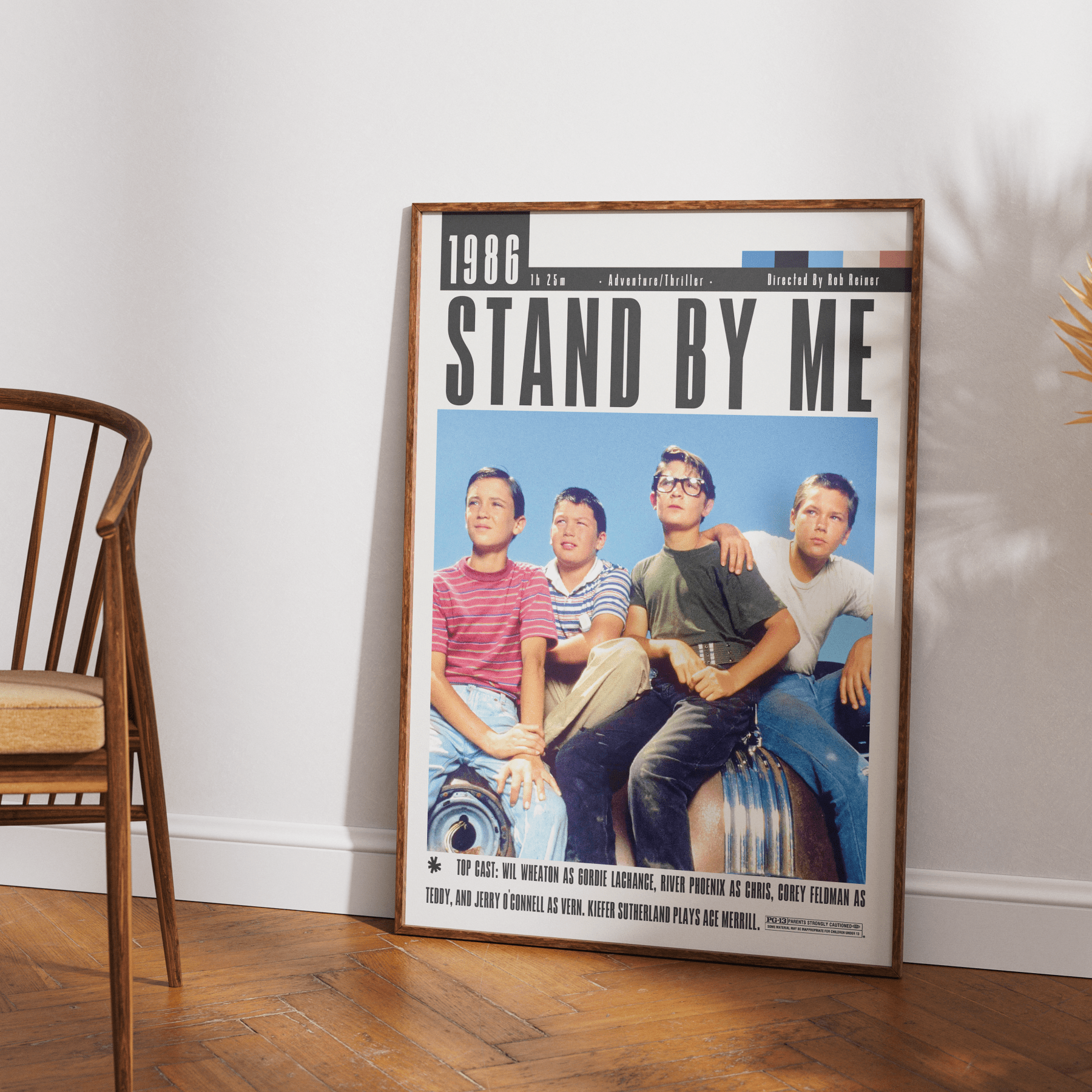 Stand by Me 1986 Film Posters - 98typesModern Minimal Movies