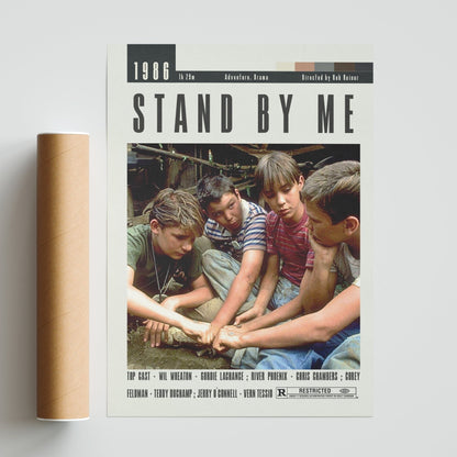 Stand by Me Posters | Rob Reiner Movies - 98typesModern Minimal Movies