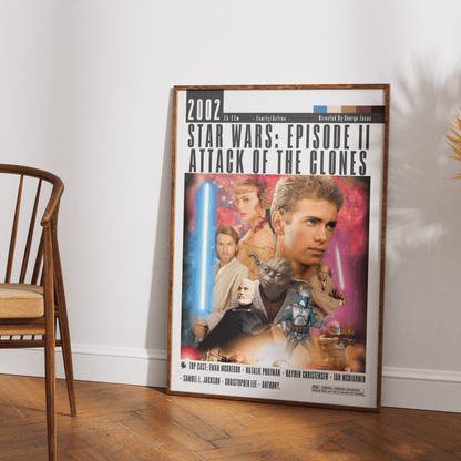 Star Wars Episode II Attack of the Clones Film Posters - 98typesModern Minimal Movies