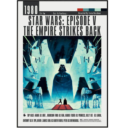 Star Wars Episode V – The Empire Strikes Back Film Poster - 98types