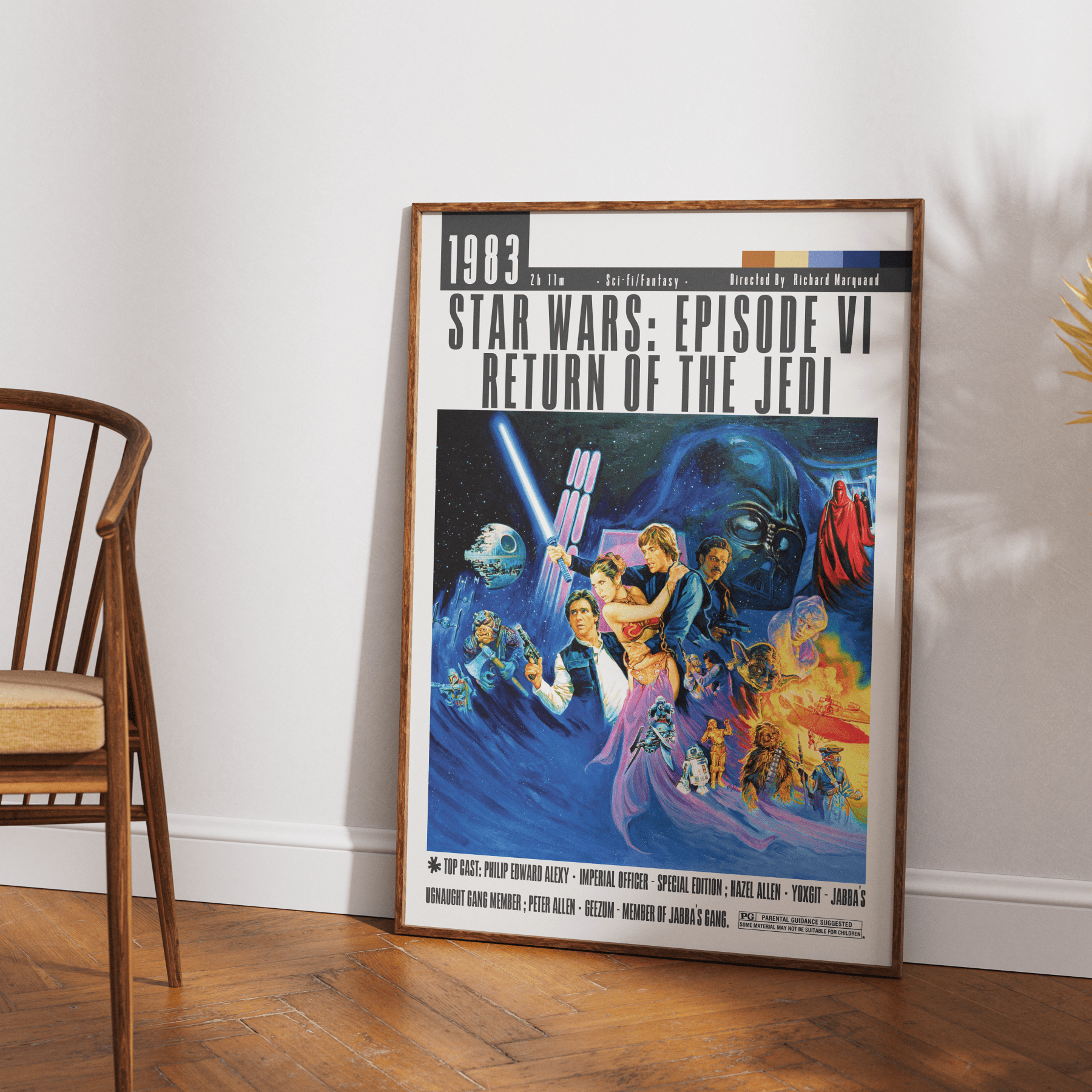 Star Wars Episode VI – Return of the Jedi Film Posters - 98typesModern Minimal Movies