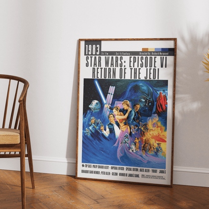 Star Wars Episode VI – Return of the Jedi Film Posters - 98typesModern Minimal Movies
