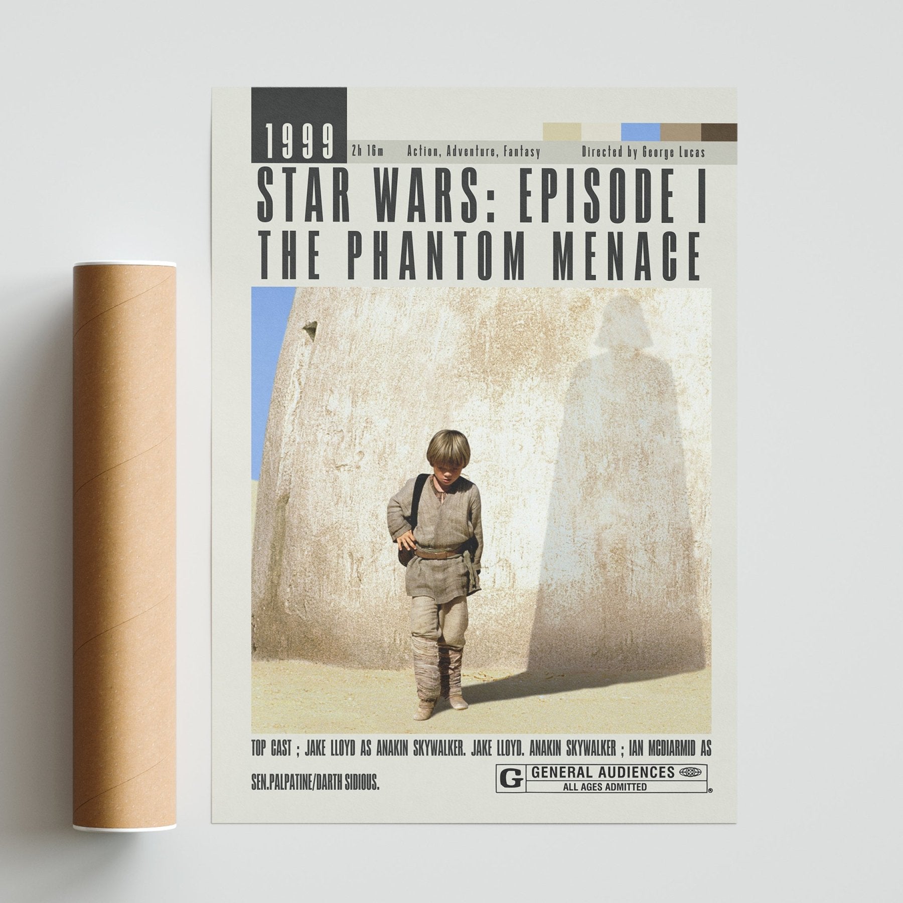 Star Wars Posters | The Phantom Menace Movie - 98typesModern Minimal Movies