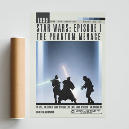 Star Wars Posters | The Phantom Menace Movie - 98typesModern Minimal Movies