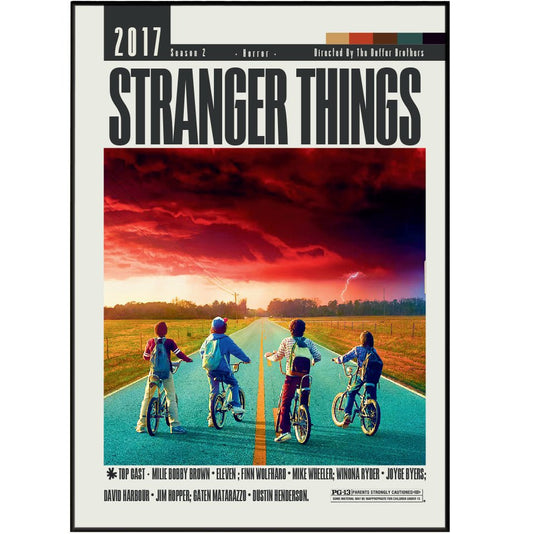 Stranger Things Season 2 Posters - 98typesModern Minimal Movies