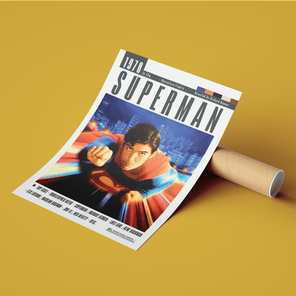 Superman 1978 Movie Posters - 98typesModern Minimal Movies
