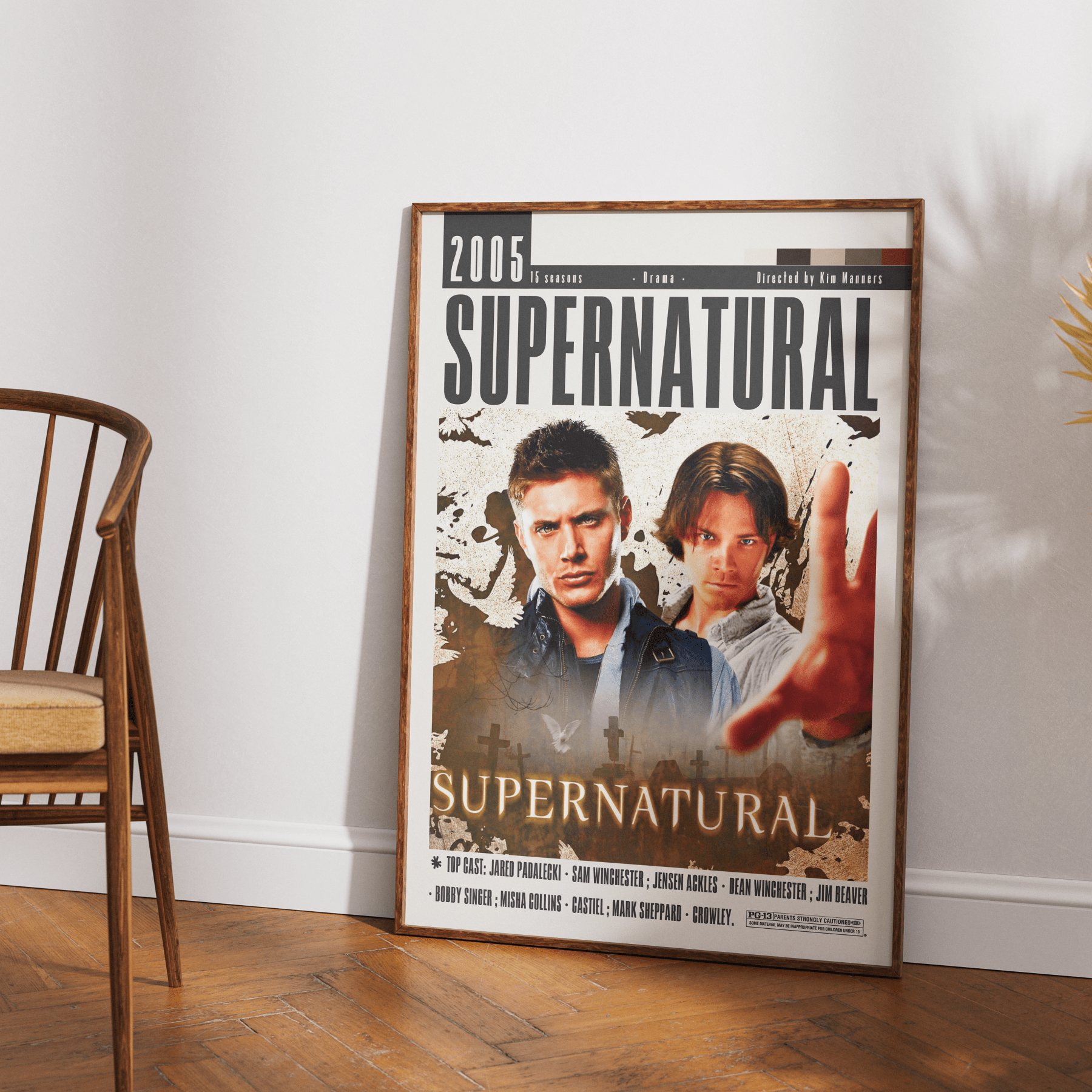 Supernatural Tv Serie Posters - 98typesModern Minimal Movies