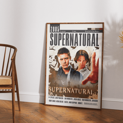 Supernatural Tv Serie Posters - 98typesModern Minimal Movies