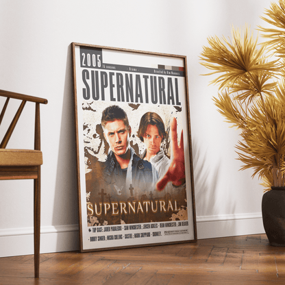 Supernatural Tv Serie Posters - 98typesModern Minimal Movies