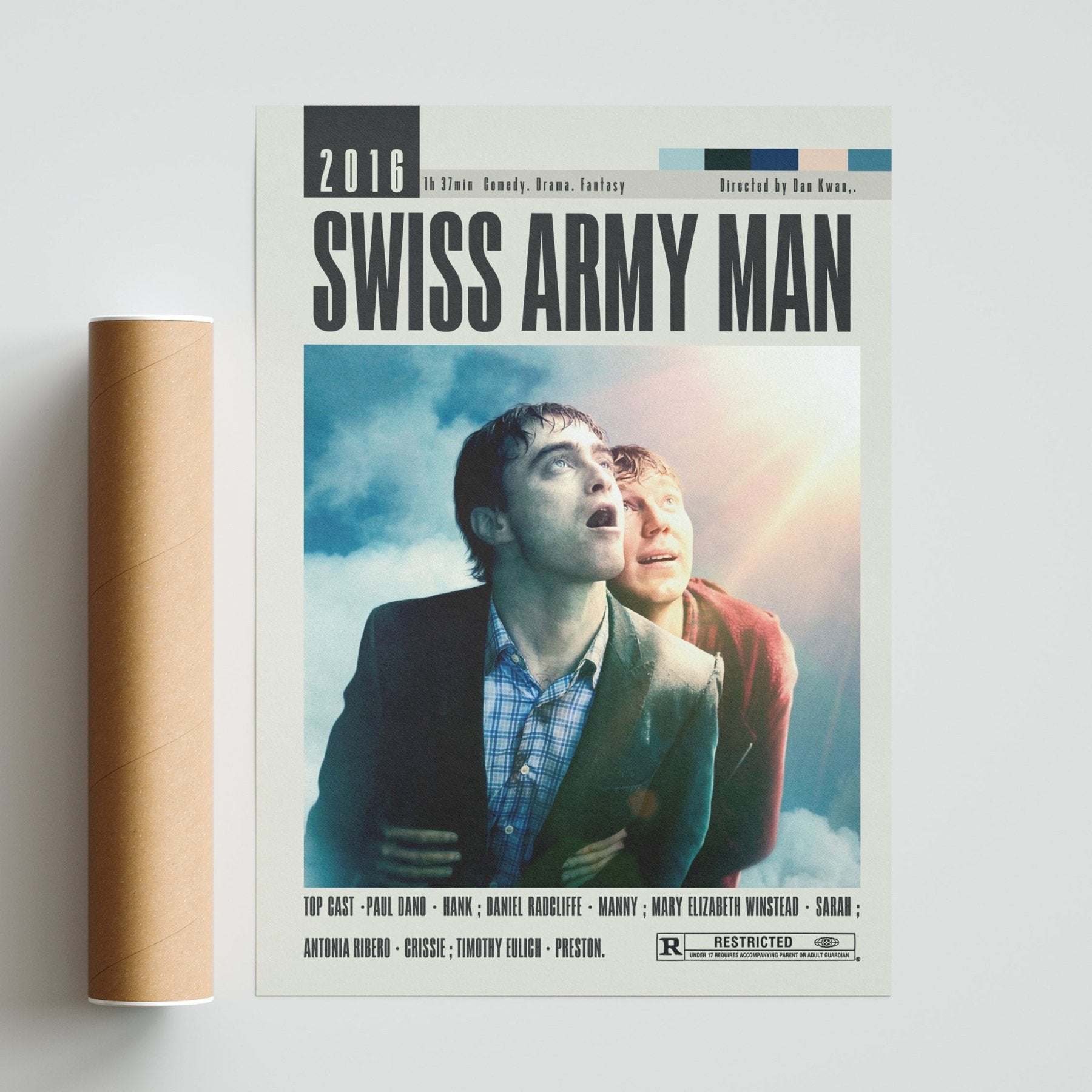 Swiss Army Man Posters | Dan Kwan Movies - 98typesModern Minimal Movies