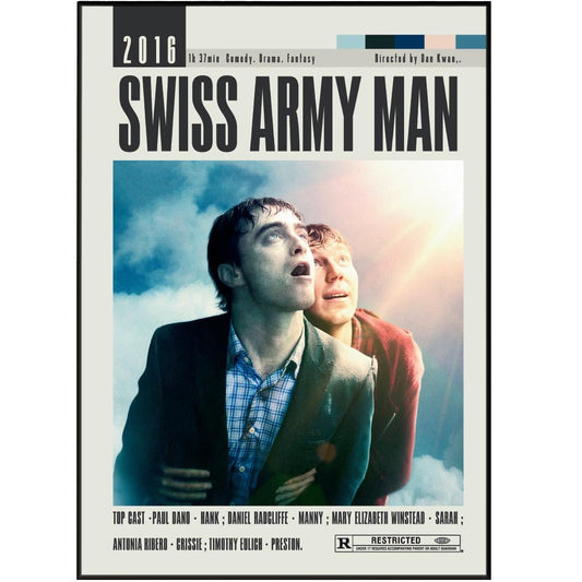 Swiss Army Man Posters | Dan Kwan Movies - 98typesModern Minimal Movies