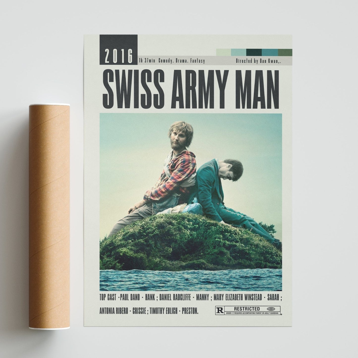 Swiss Army Man Posters | Dan Kwan Movies - 98typesModern Minimal Movies