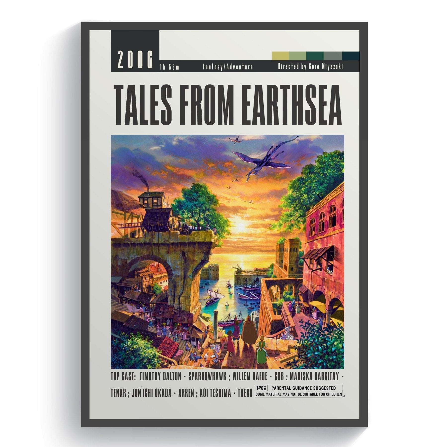 Tales from Earthsea Movies Posters - 98typesModern Minimal Movies