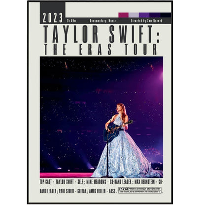 Taylor Swift The Eras Tour Posters | Wolfgang Petersen Movie - 98typesModern Minimal Movies