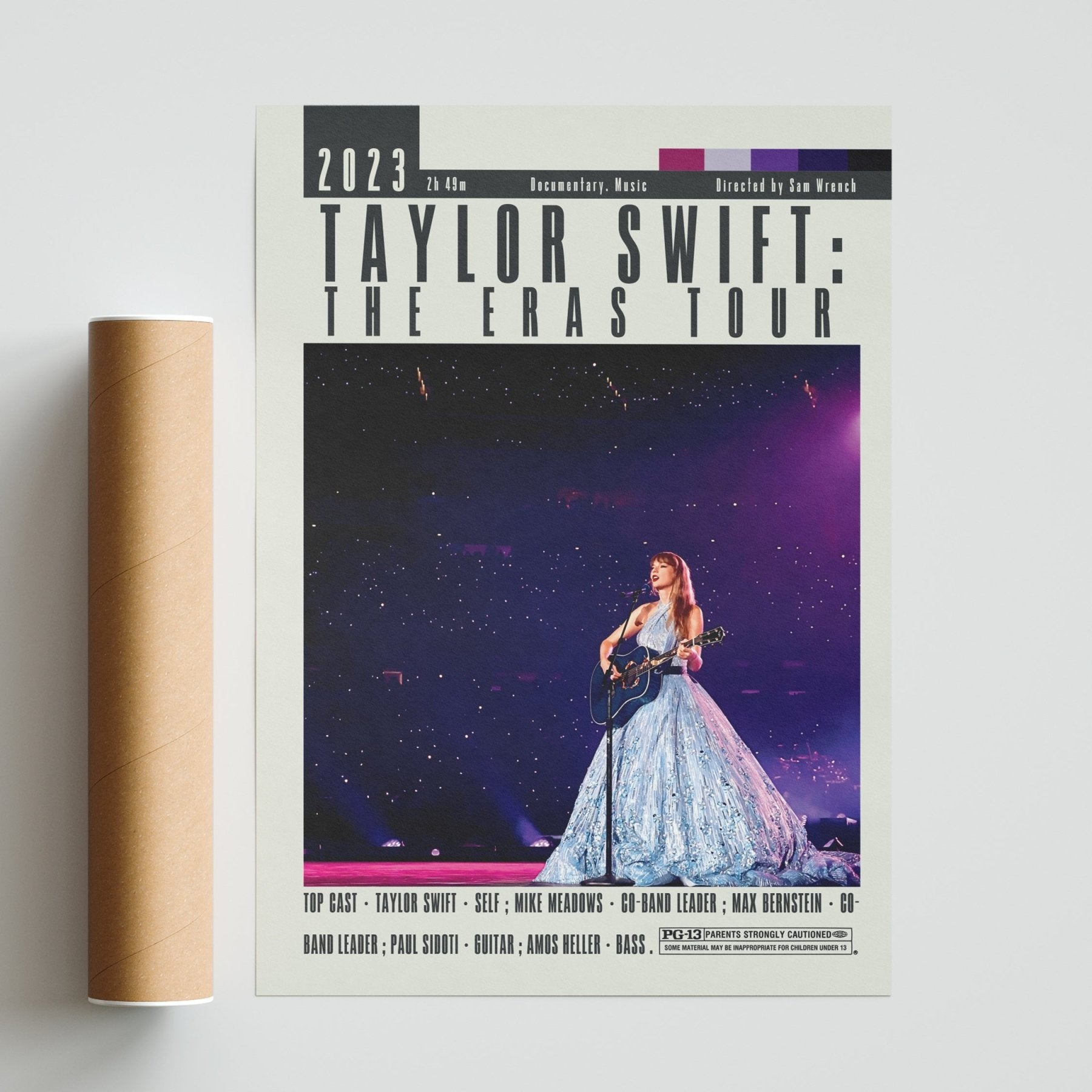 Taylor Swift The Eras Tour Posters | Wolfgang Petersen Movie - 98typesModern Minimal Movies