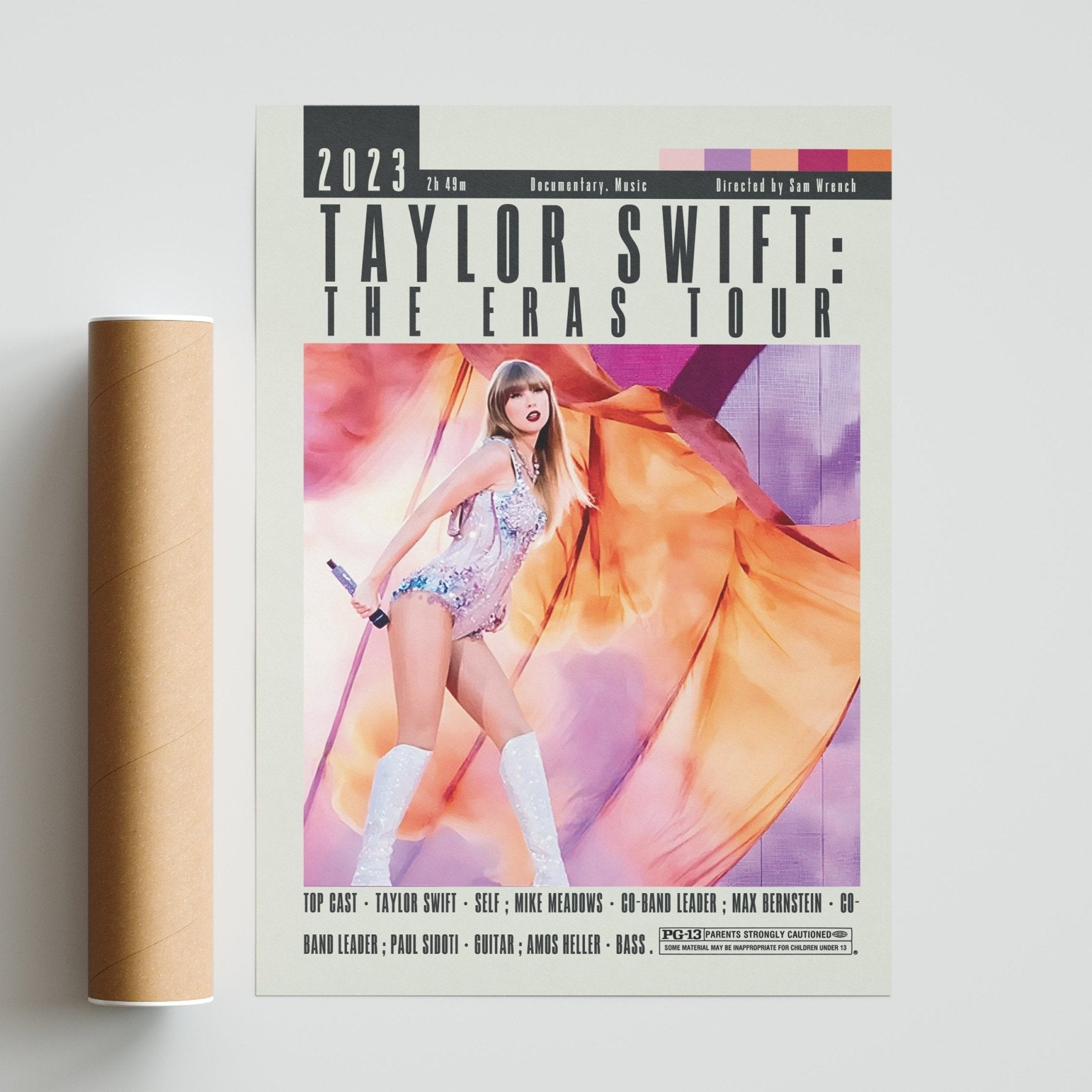 Taylor Swift The Eras Tour Posters | Wolfgang Petersen Movie - 98typesModern Minimal Movies