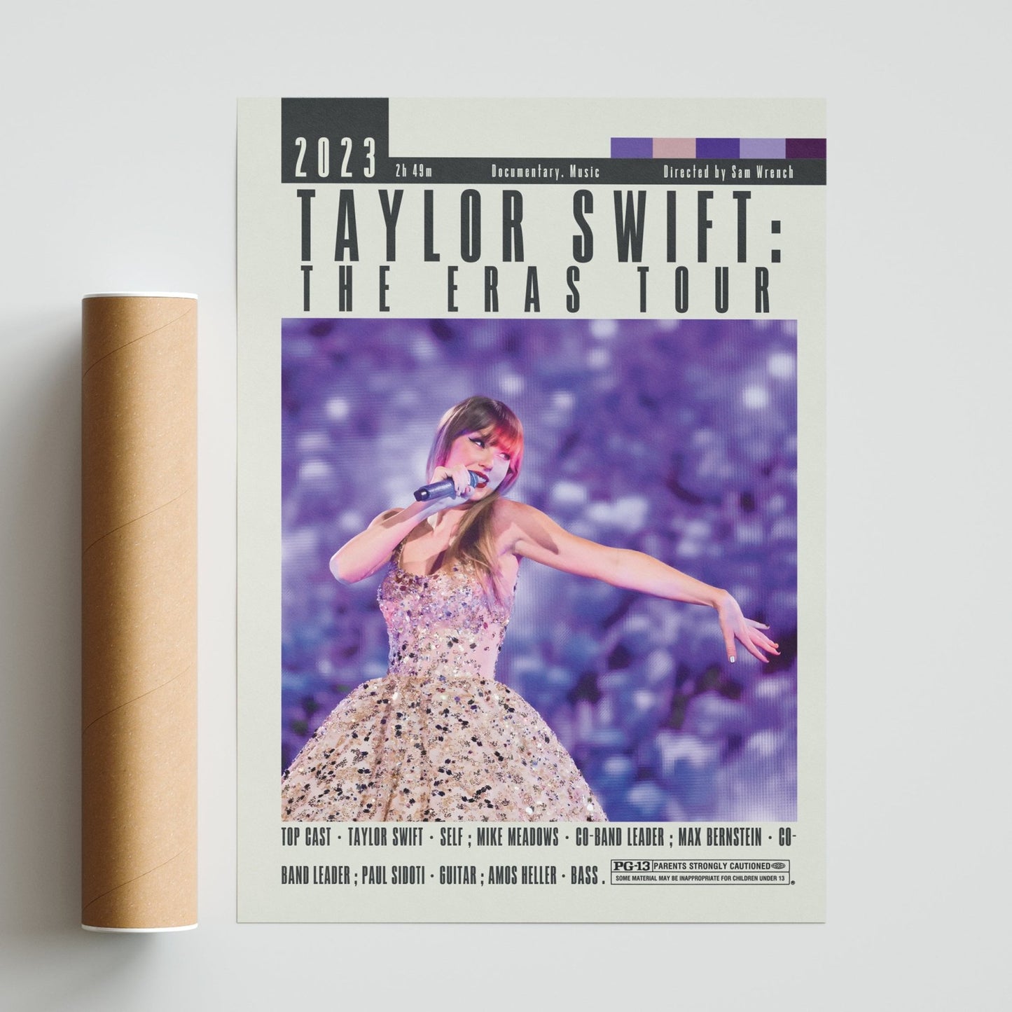 Taylor Swift The Eras Tour Posters | Wolfgang Petersen Movie - 98typesModern Minimal Movies