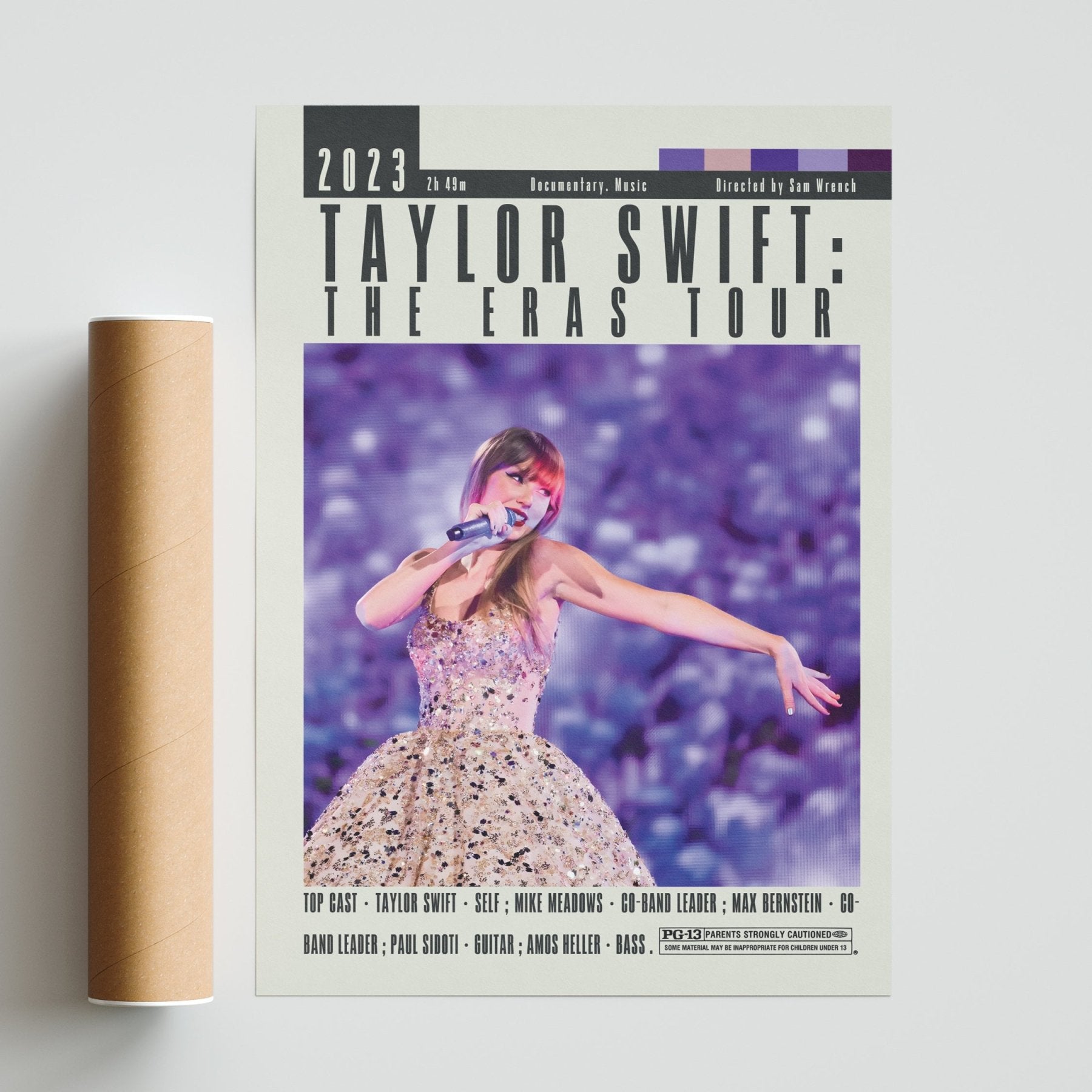 Taylor Swift The Eras Tour Posters | Wolfgang Petersen Movie - 98typesModern Minimal Movies