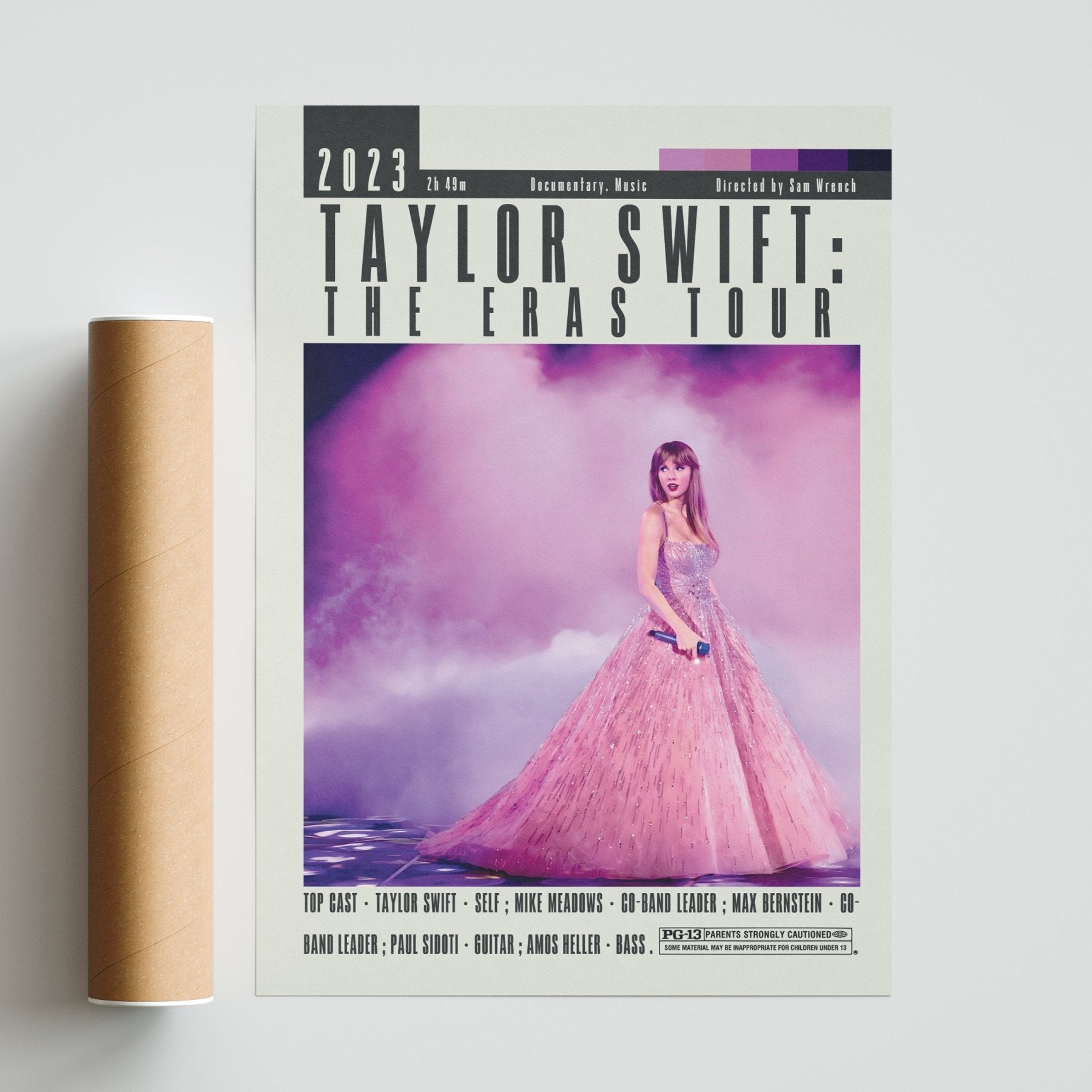 Taylor Swift The Eras Tour Posters | Wolfgang Petersen Movie - 98typesModern Minimal Movies