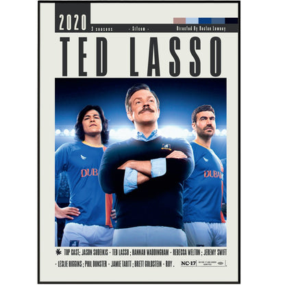 Ted Lasso Tv Serie Posters - 98typesModern Minimal Movies