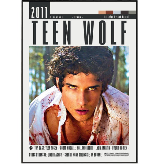 Teen Wolf Tv Serie Posters - 98typesModern Minimal Movies