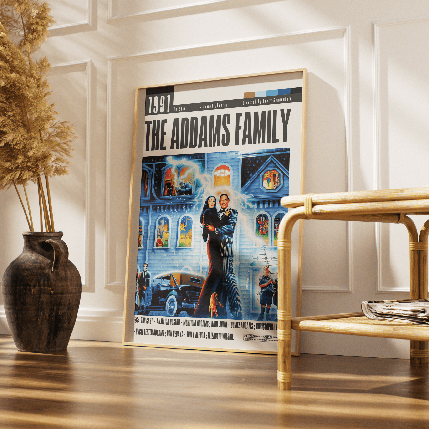 The Addams Family (1991) Poster - 98typesModern Minimal Movies
