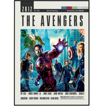 The Avengers Poster | Sydney Newman Movies - 98typesModern Minimal Movies