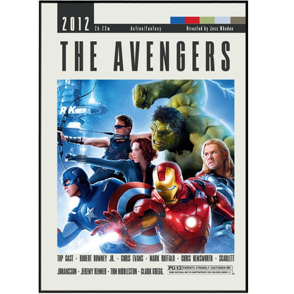 The Avengers Poster | Sydney Newman Movies - 98typesModern Minimal Movies