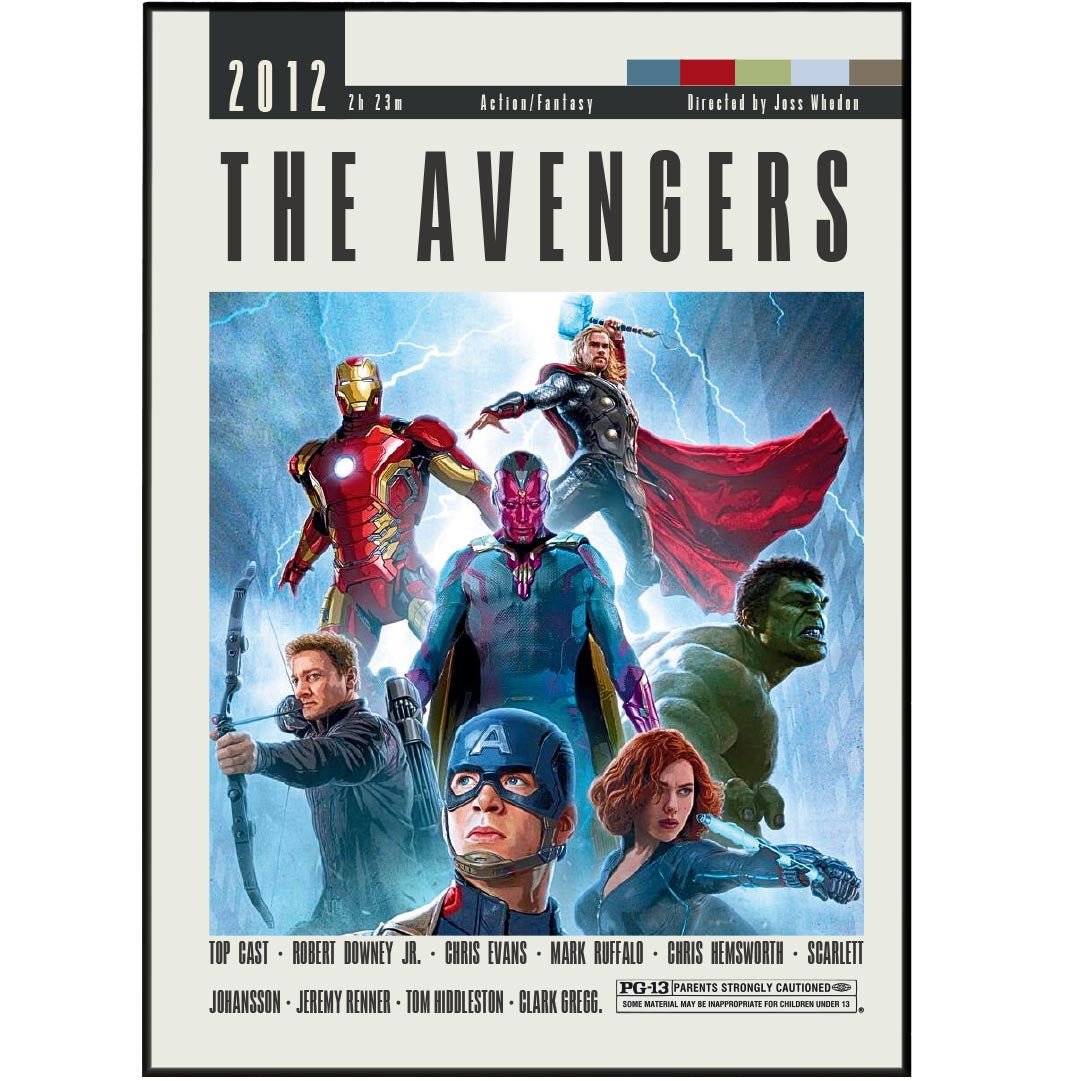 The Avengers Poster | Sydney Newman Movies - 98typesModern Minimal Movies