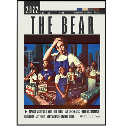 The Bear Tv Serie Posters - 98typesModern Minimal Movies