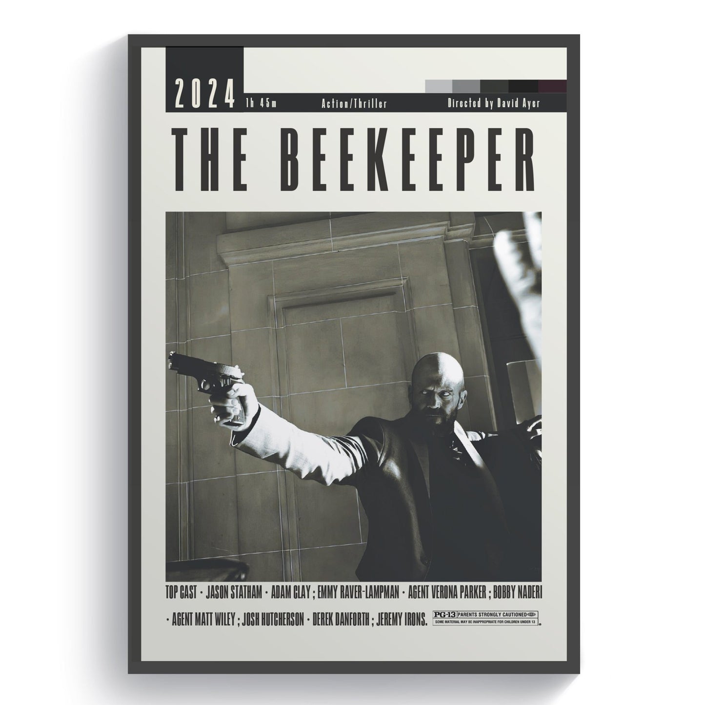 The Beekeeper Poster | David Ayer Movies - 98typesModern Minimal Movies