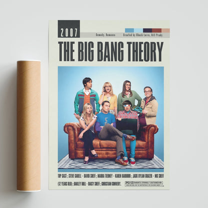 The Big Bang Theory Tv Serie Poster | Chuck Lorre Movies - 98typesModern Minimal Movies