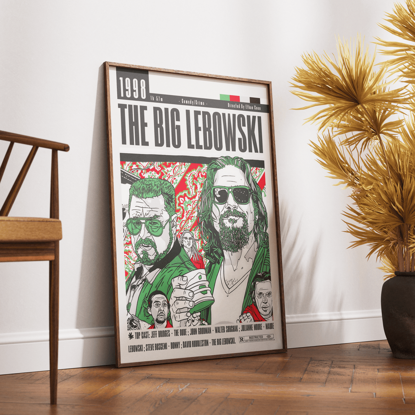 The Big Lebowski Film Posters - 98typesModern Minimal Movies