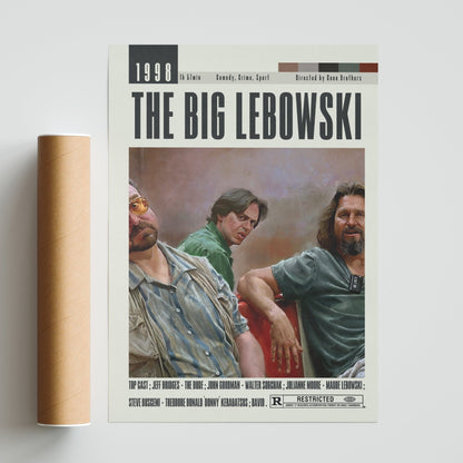 The Big Lebowski Posters | Coen Brothers Movies - 98typesModern Minimal Movies