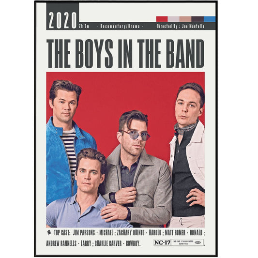 The Boys in the Band Movies Posters - 98typesModern Minimal Movies