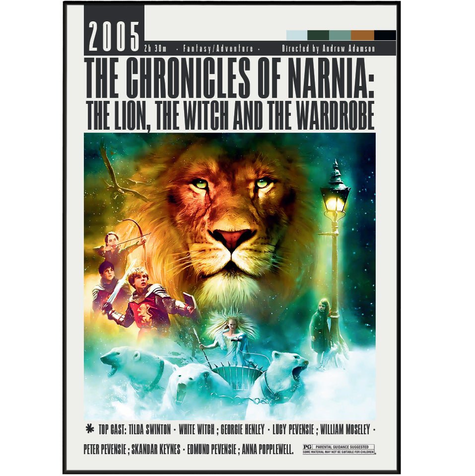 The Chronicles of Narnia Film Posters - 98typesModern Minimal Movies