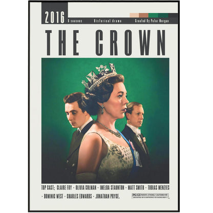 The Crown TV Series Posters - 98typesModern Minimal Movies