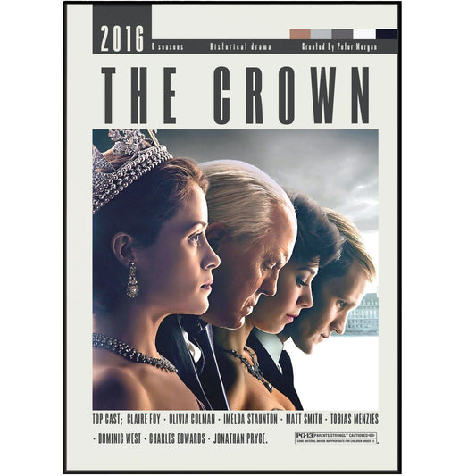 The Crown TV Series Posters - 98typesModern Minimal Movies