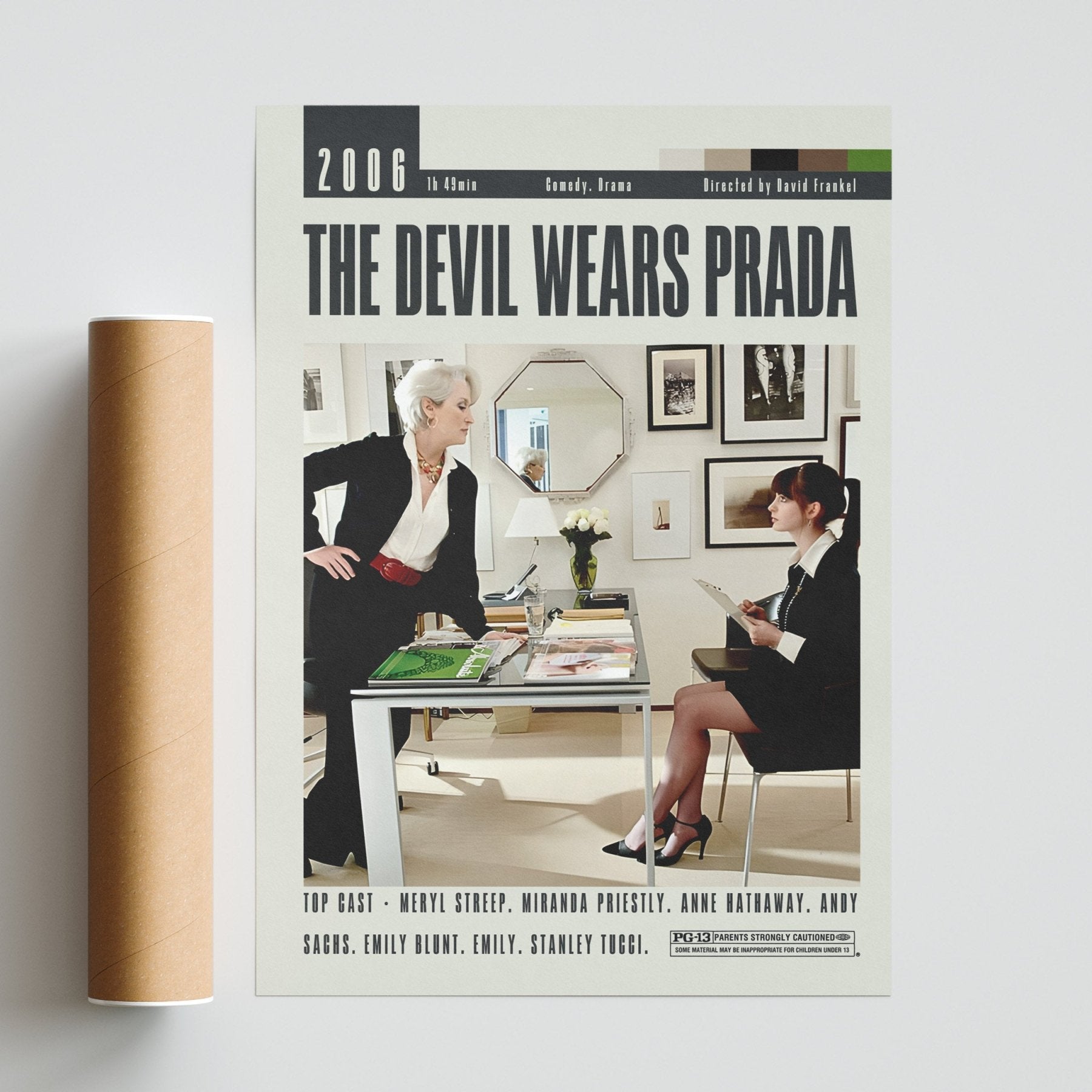 The Devil Wears Prada Posters | David Frankel Movies - 98typesModern Minimal Movies