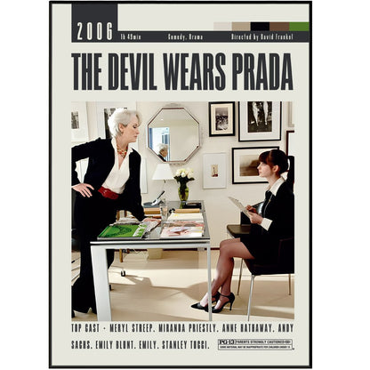 The Devil Wears Prada Posters | David Frankel Movies - 98typesModern Minimal Movies